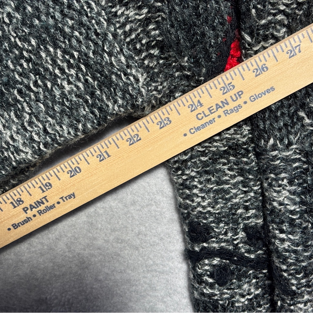 Vintage 80’s Rossini Cozy Knit Crewneck Sweater In Gray — image 7 of 7
